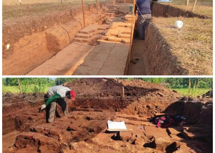 Tim Arkeolog Berhasil Temukan Benda Ini Di Situs Bhre Kahuripan