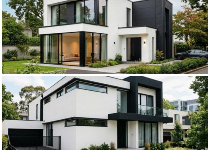 5 Desain Rumah Minimalis Hitam Putih 2026: Konsep Elegan dan Modern yang Mencuri Perhatian