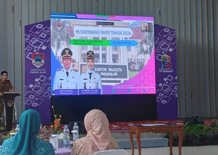 Baperrida Gelar Musrennang RKPD 2027, Walikota : Bersama Selaraskan Pembangunan di Pagar Alam 