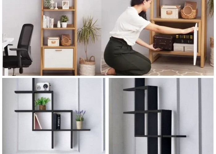 Inspirasi Rak Buku Minimalis Bergaya Modern untuk Hunian Lebih Rapi dan Estetis