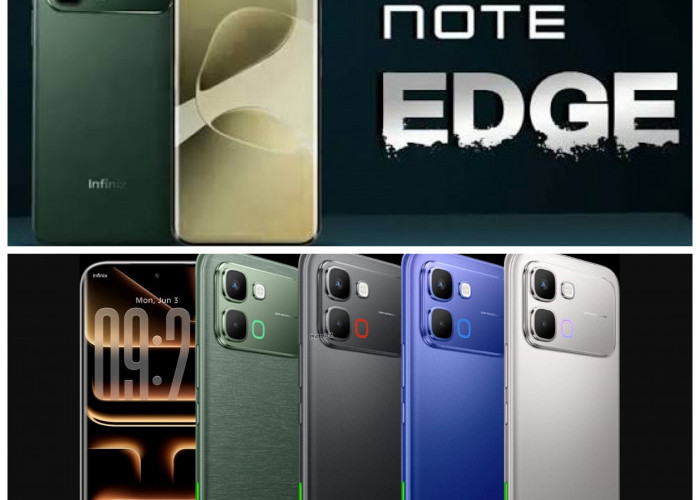Infinix Note Edge: Ponsel Tipis dengan Layar AMOLED 3D Curved dan Perlindungan Tangguh