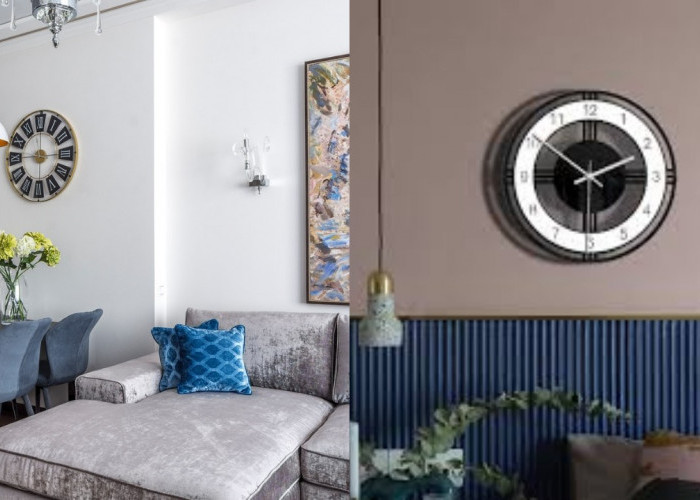 Jam Dinding Aesthetic Modern, untuk Mempercantik Interior Rumah!