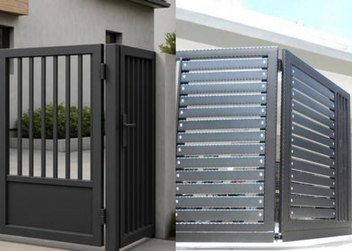 Desain Pintu Pagar Dorong Lipat Modern 2026, Kuat dan Tampil Mewah!
