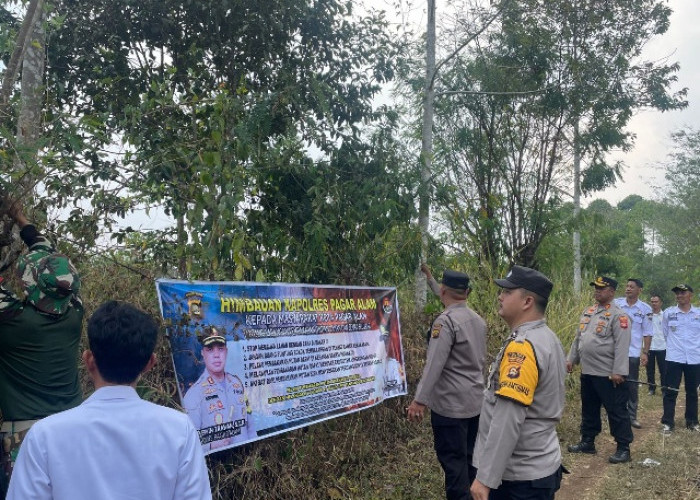  AKBP Erwin Irawan : Ingat, Sengaja Bakar Hutan Sanksi Pidana dan Denda 5 Miliar
