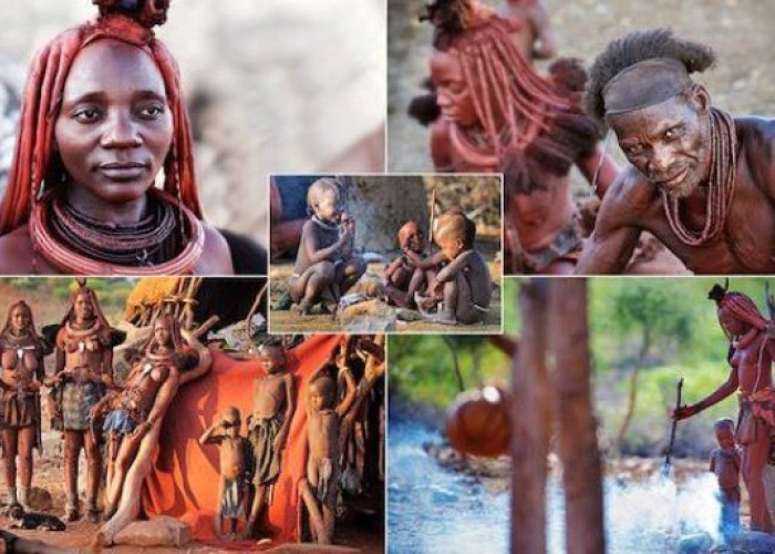 Tidak Pakai Air, Bagaimana Cara Wanita Suku Himba Mandi Asap dan Layani Tamu Suami!