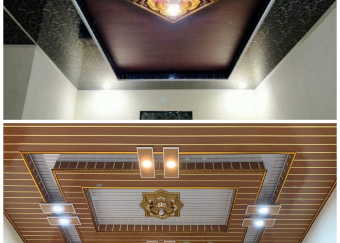 Rumah Auto Naik Kelas! 7 Motif Plafon PVC Serat Kayu Paling Elegan