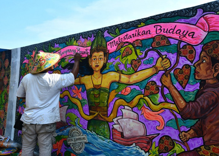 Seniman Mural Pamerkan Karya