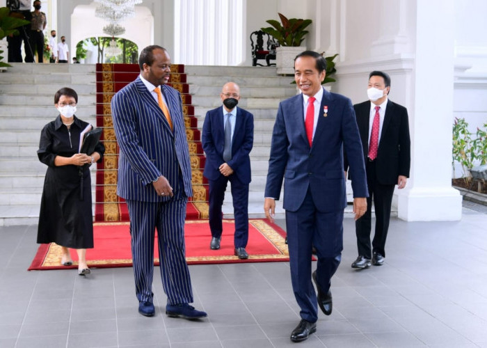 Presiden Jokowi dan Raja Mswati III Saksikan Penandatanganan MoU Kerja Sama Ekonomi