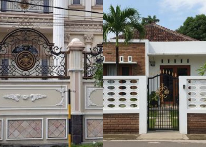 Model Hunian Sederhana dengan Pagar Klasik yang Bikin Fasad Lebih Berkarakter!
