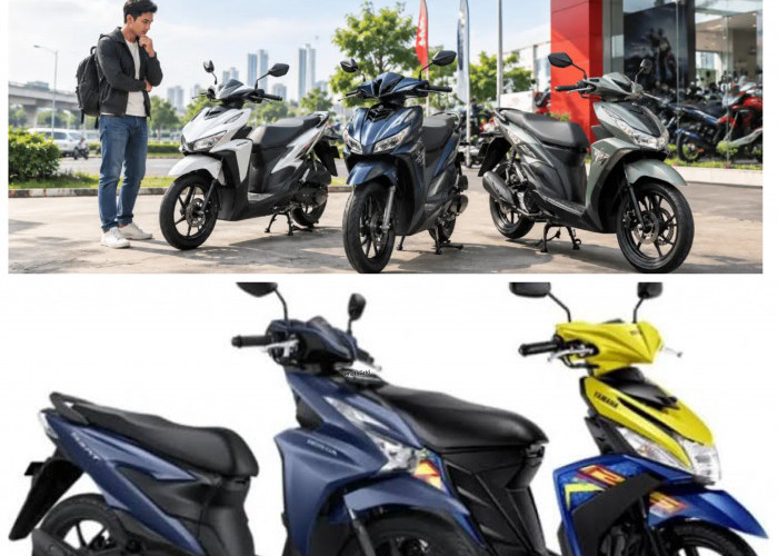 Adu Irit Motor Matic Bensin Oktober 2026, Honda BeAT atau Yamaha Mio M3 yang Lebih Hemat?