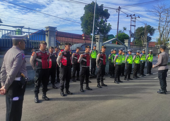 Kedatangan Gubernur Sumsel, Polres Pagar Alam Siagakan Personel Pengamanan Di Sejumlah Lokasi