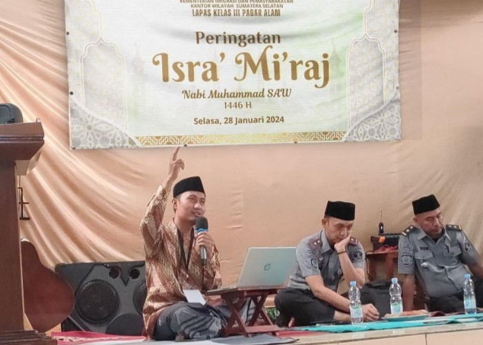 Peringati Isra' dan Mi'raj 1446 H, Rolan : Tingkatkan Imtaq Warga Binaan 