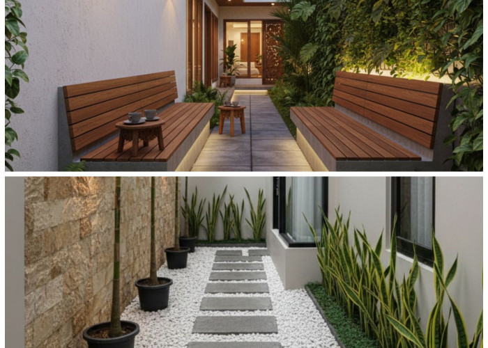5 Inspirasi Desain Lorong Samping Rumah Ini Ubah Area Sempit Jadi Sudut Paling Estetik