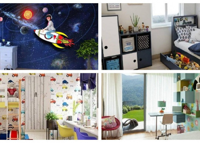 Ubah Kamar Jadi Dunia Imajinasi: Ide Wallpaper Kamar Anak Penuh Warna