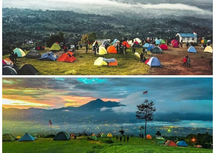Melihat Cantiknya Negeri Awan dan Golden Sunrise di Bukit Alas Bandawasa Cigombong, Spot Camping Terbaik!