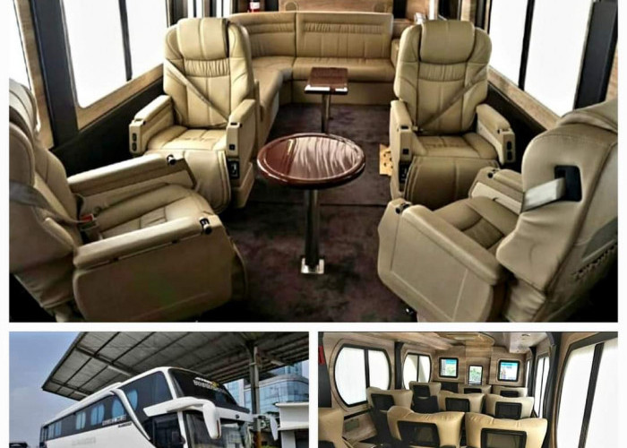 MEVVAH! Ini Bus Paling Nyaman Hiasi Jalanan Indonesia, Kek Hotel Berbintang