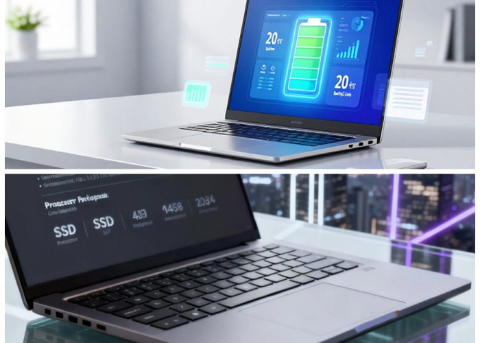 Analisis Rahasia Baterai Notebook Modern 2026, Tembus 15 Jam Tanpa Colok Listrik!