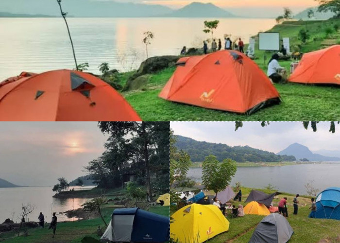 Murah Meriah, Camping di Tepi Danau Purwakarta Hilangkan Penat Sambil Mancing