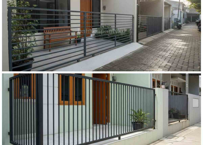 Inspirasi Pagar Mepet Teras, Solusi Hunian Terlihat Lebih Mewah dan Lega