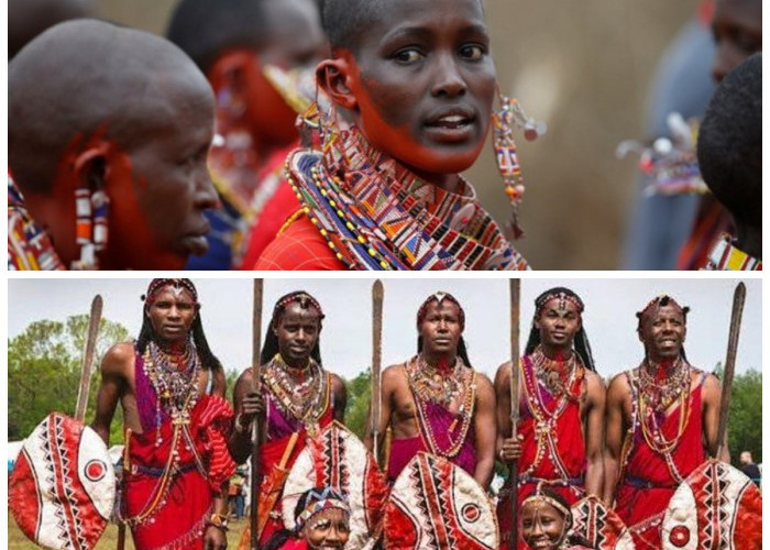 Keunikan Gaya Rambut Suku Maasai: Warna Merah Oker sebagai Lambang Kejantanan dan Identitas
