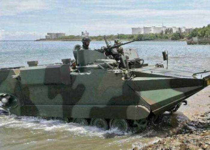 Banyak Tak Tau, TNI Punya Ranpur Amfibi Arisgator, Mampu Berenang di Laut, Dipersenjatai Pelontar Granat