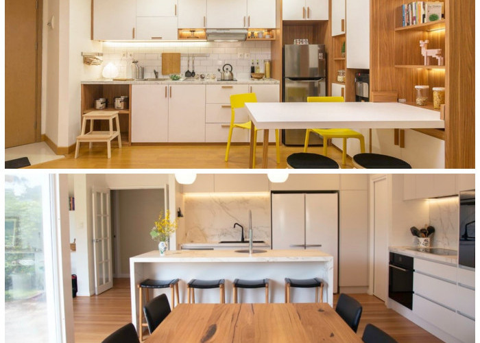7 Inspirasi Dapur dan Ruang Makan Menyatu dengan Furnitur Multifungsi, Solusi Cerdas Rumah Minimalis