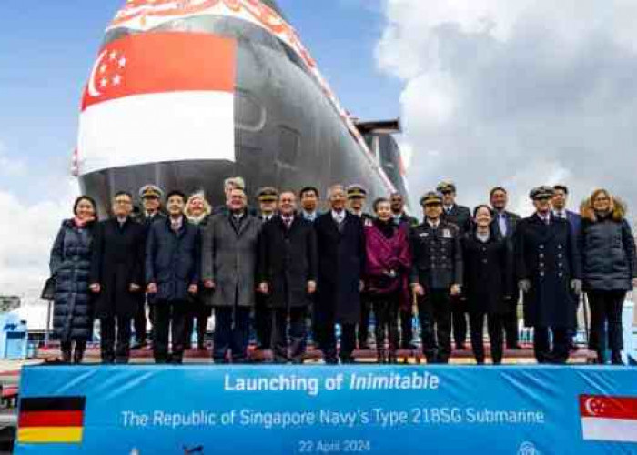 Singapura Pesan 4 Kapal Selam Canggih, RSS Inimitable 218SG, Dilengkapi 8 Peluncur Terpedo