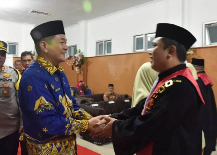 Perkuat Sinergi dan Kolaborasi, Pj Wali Kota Pagaralam Hadiri Pelantikan Wakil Ketua Pengadilan Negeri