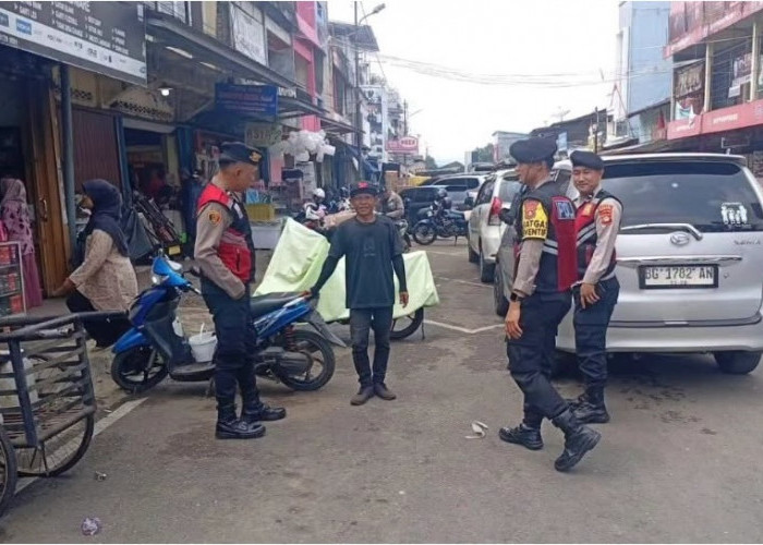 Polres Pagar Alam Cegah Aksi Premanisme di Kawasan Pasar