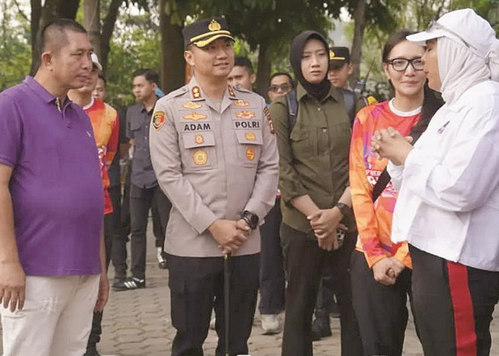 Wako – Kapolres Hadiri Senam Sehat Bersama Warga