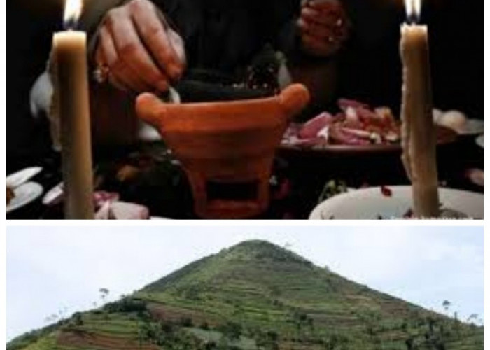 Diam diam Pengunjung Ritual Malam di Situs Gunung Padang, Pake Sesajenkah, Apa Sih Yang Mereka Minta