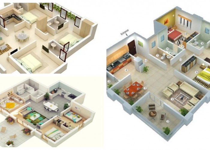 Denah Cerdas untuk Keluarga Masa Kini: 12 Konsep Rumah 3 Kamar yang Memikat
