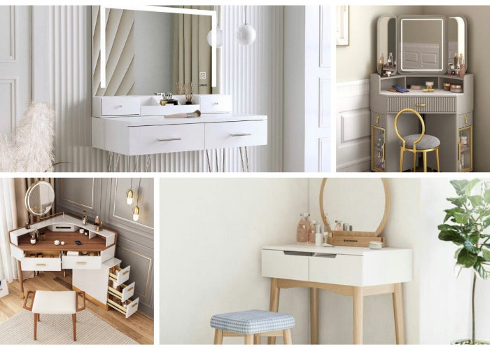 Inspirasi Meja Rias Minimalis: 6 Pilihan Modern untuk Kamar Stylish!