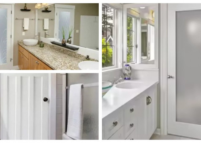 Tahan Lembap dan Anti Rayap, 7 Inspirasi Pintu Kamar Mandi UPVC!