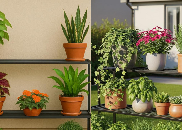 Susun Bertingkat! 10 Tanaman Hias Depan Rumah yang Membuat Halaman Lebih Cantik