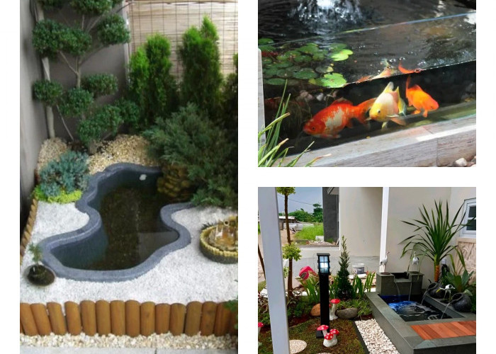 15 Ide Kolam Ikan Mini di Halaman Sempit, Cantik dan Fungsional, Bikin Rumah Terlihat Asri dan Menenangkan