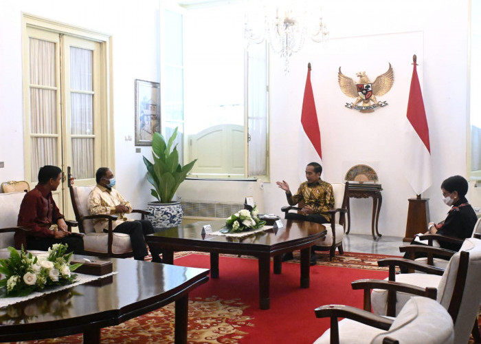 Presiden Jokowi Terima Menteri Luar Negeri Malaysia Di Istana Merdeka