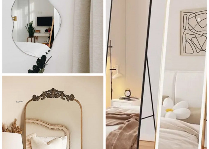 10 Inspirasi Kaca Kamar Aesthetic yang Bikin Sudut Ruangan Auto Instagramable!