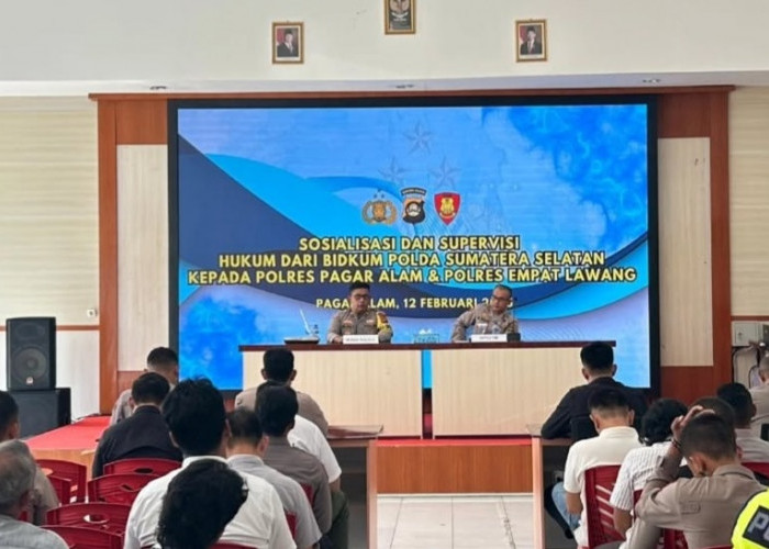 Polres Pagar Alam Gelar Supervisi Hukum