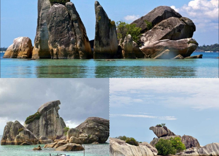 Batu Unik Mirip Kepala Burung, Inilah Surga Tersembunyi di Pantai Bangka Belitung
