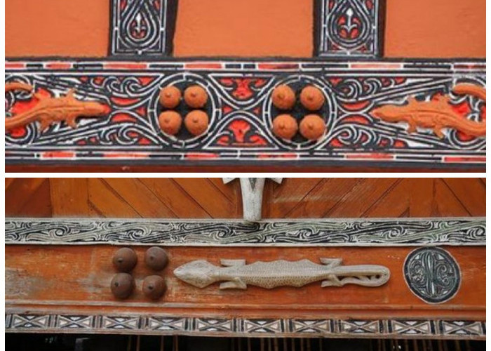 Misteri Simbol di Rumah Adat Batak: Apa Makna Cicak dan Empat Payudara?