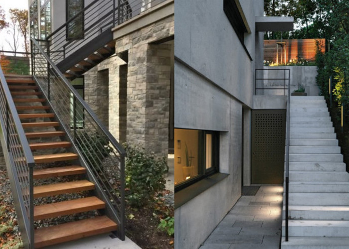 Inspirasi Tangga di Luar Rumah Tingkat yang Bikin Tampilan Hunian Makin Keren! 