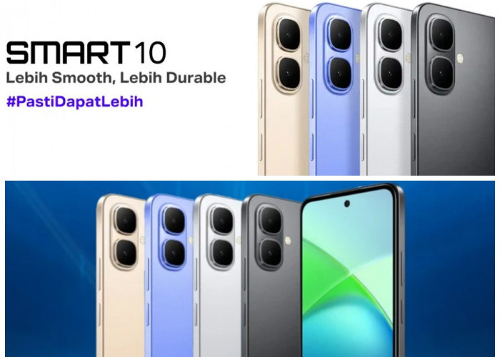 Resmi Rilis! Infinix Smart 10 Tawarkan Spek Melimpah di Harga 1 Jutaan