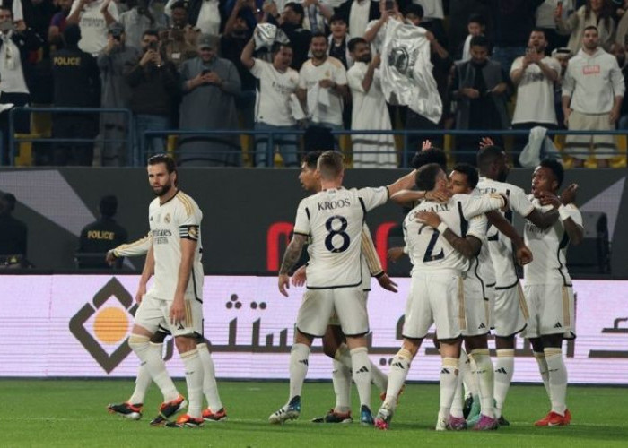 Real Madrid Sukses Menangi Derby El Clasico di Piala Supercopa!
