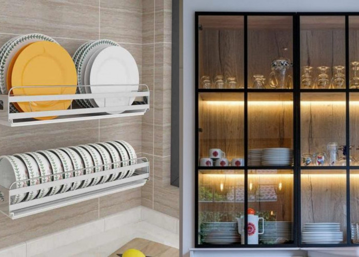 Rak Piring Terbaru untuk Dapur Modern yang Rapi dan Stylish!