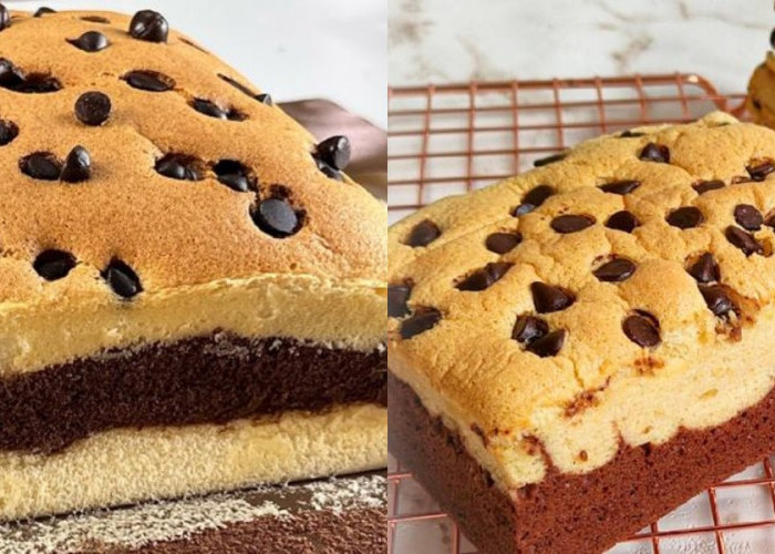 Castella Cake Cokelat Vanilla, Kombinasi Sempurna antara Manis dan Lembut