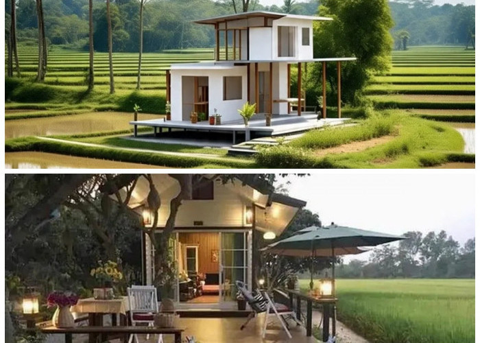 Tinggal di Pinggir Sawah? Intip 5 Inspirasi Rumah yang Bikin Serasa Staycation Sepanjang Waktu