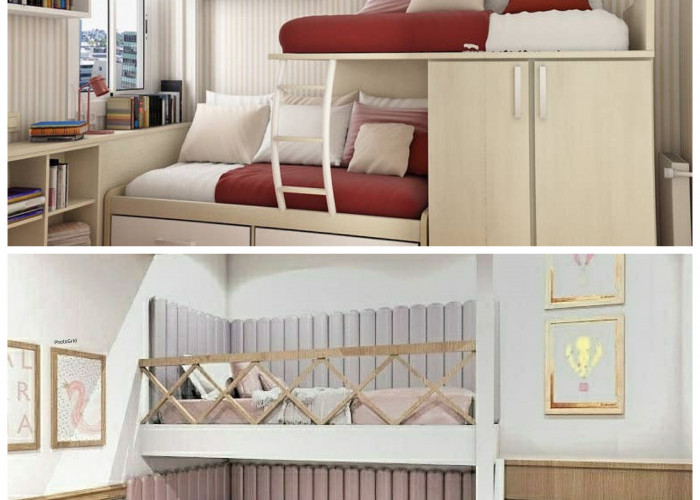 7 Model Tempat Tidur Tingkat Minimalis Modern 2026, Solusi Cerdas Bikin Kamar Sempit Terasa Super Luas!