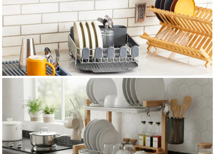 Solusi Dapur Tertata! Ide Rak Piring Minimalis yang Praktis dan Sedap Dipandang