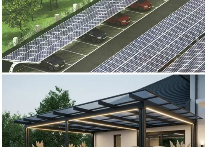 7 Desain Carport Minimalis dengan Atap Solar Panel: Solusi Hunian Estetik yang Bikin Tagihan Listrik Anjlok!
